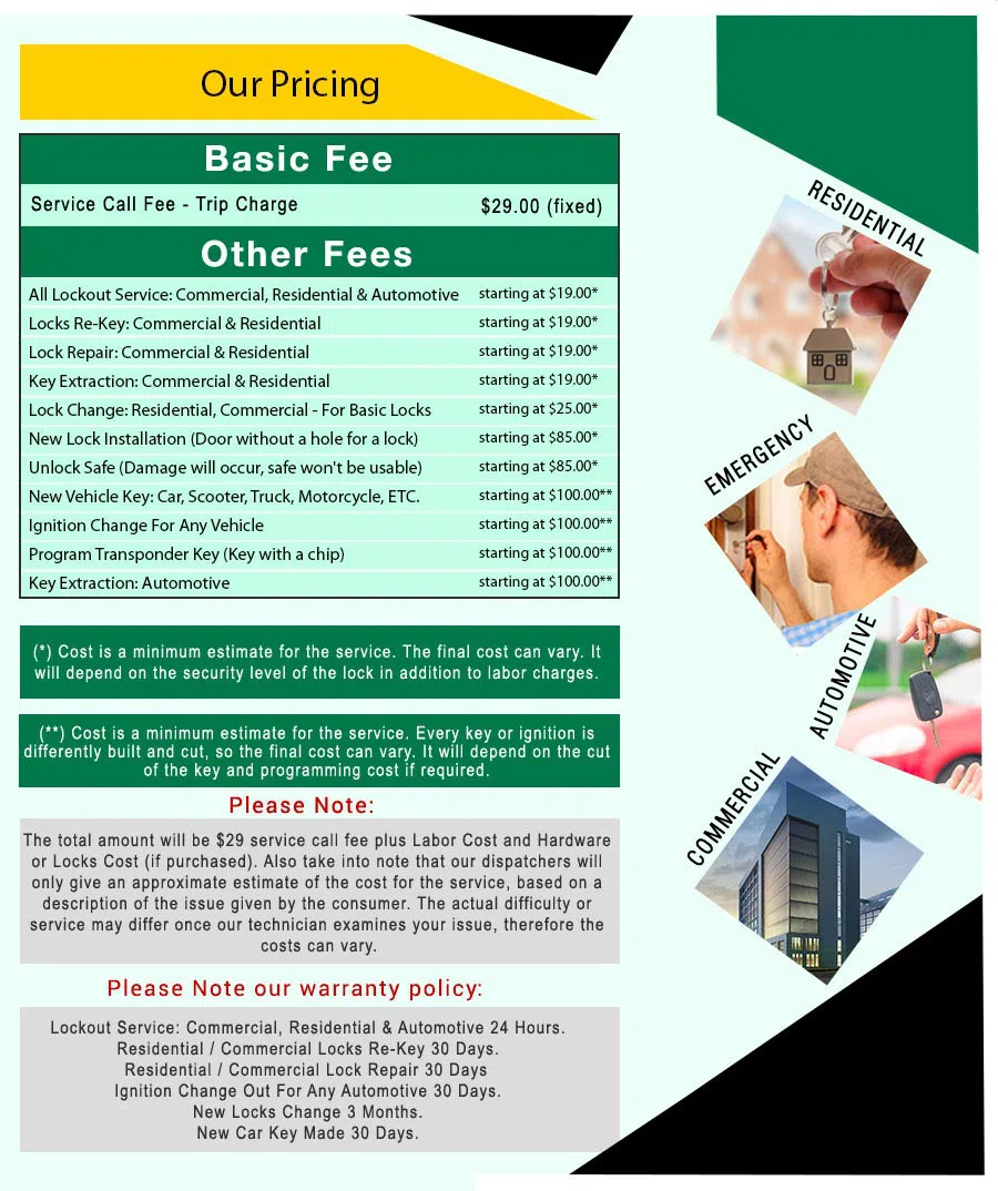 Amber Locksmith Store Houston, TX 713-470-0727 - price-list-68-19mod